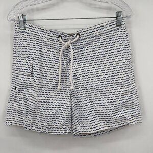 J.Crew Men’s “The Original Shortboard” Swim Trunks Size 29 Blue Wave Print